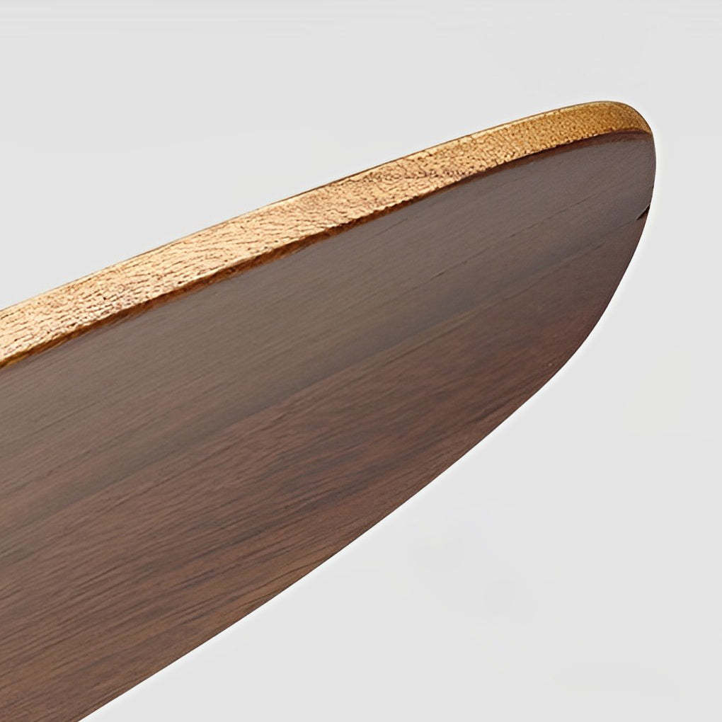 Wood Mute 3-Step Dimming LED Nordic Ceiling Fan