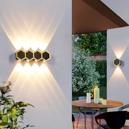 Beehive-shaped LED Up and Down Lights Waterproof Modern Wall Washer Light-Lighom