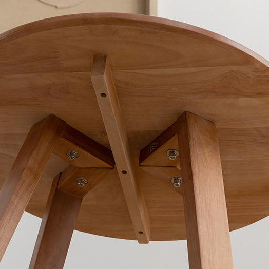 Contemporary Wood V-Leg Coffee Table