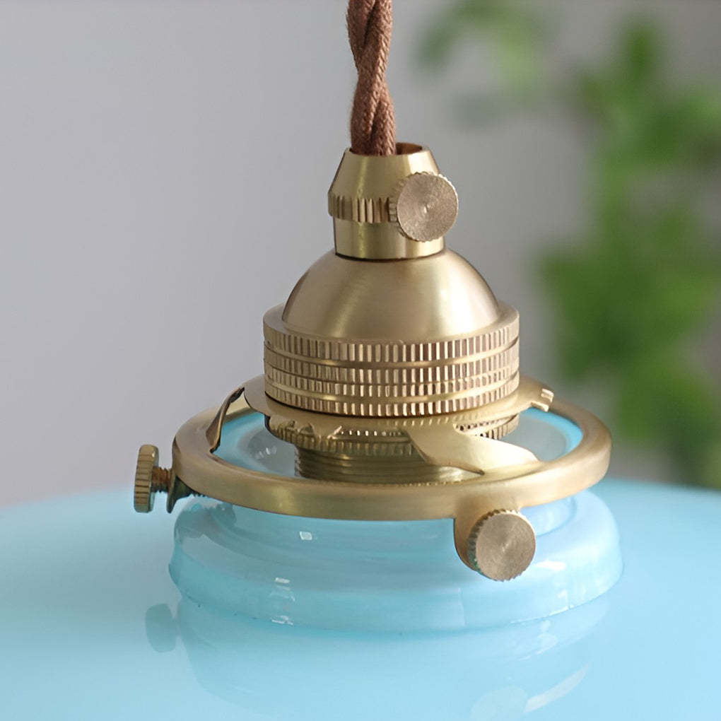 Round Glass LED Nordic Island Pendant