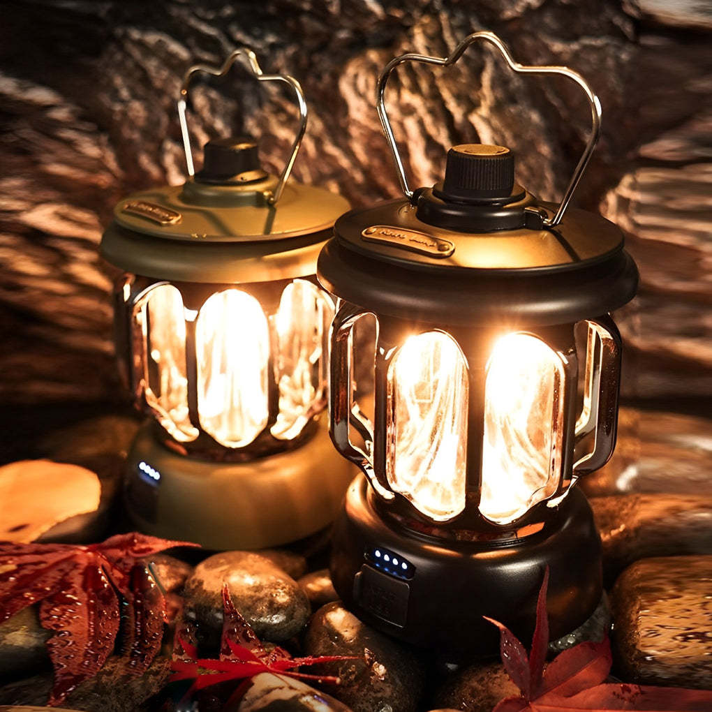 Portable Multi-function LED Waterproof Rechargeable Outdoor Lanterns-Lighom