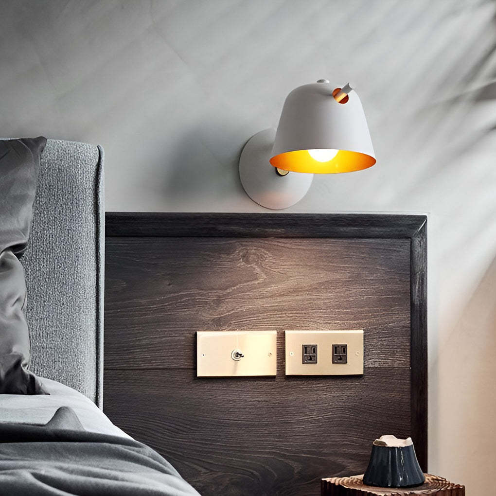 Hat Matte Metal Nordic Modern Wall Sconce