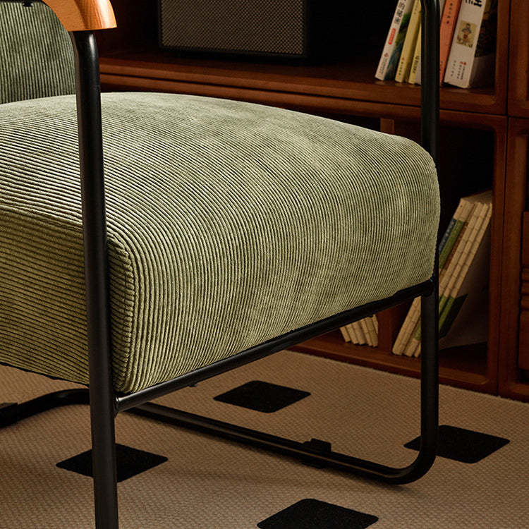 Nordic Iron Fabric Armchair