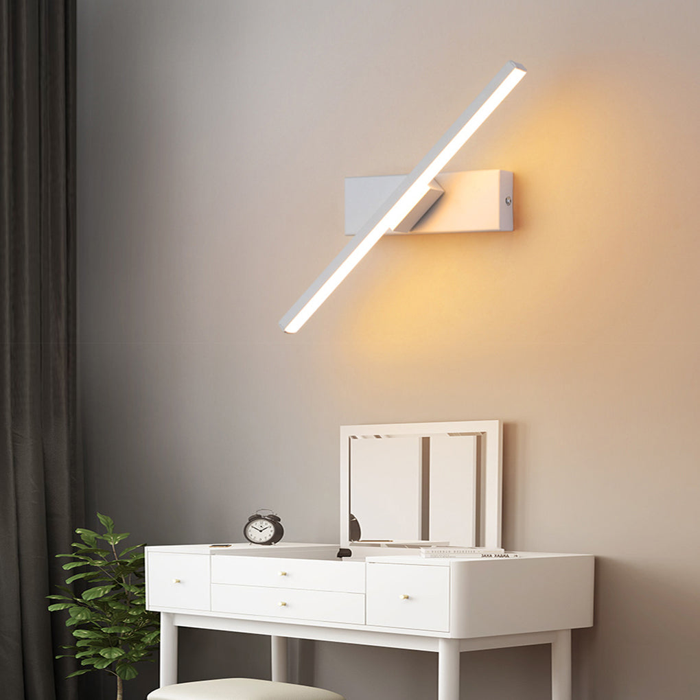 330�� Rotatable Creative Strip LED Modern Wall Lamp Wall Sconce Lighting-Lighom