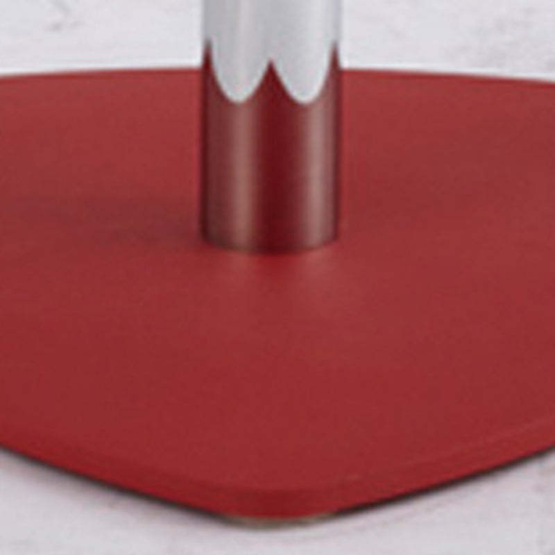 Contemporary Plastic Iron Triangle Swivel Bar Stool