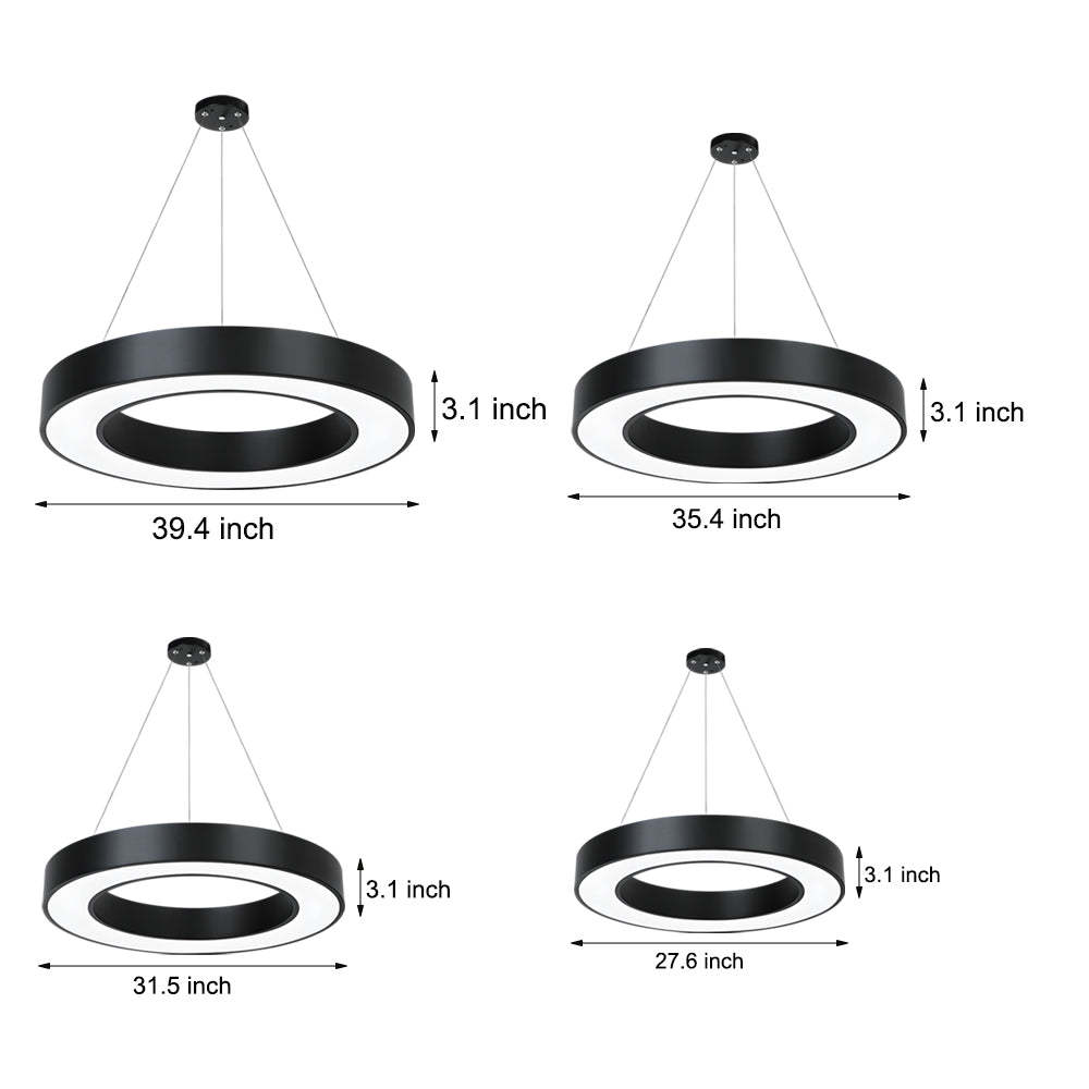 Ring Hanging LED Pendant for Gym Office