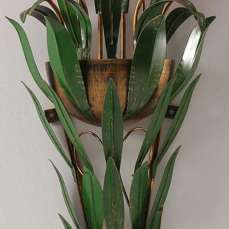 Minimalist Glass Flower Wall Sconce