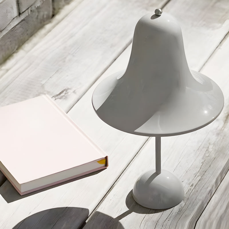 Polished Iron LED Nordic Portable Hat Table Lamp-Lighom