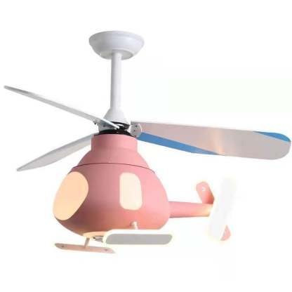 Cartoon Aircraft LED Ceiling Fan Light