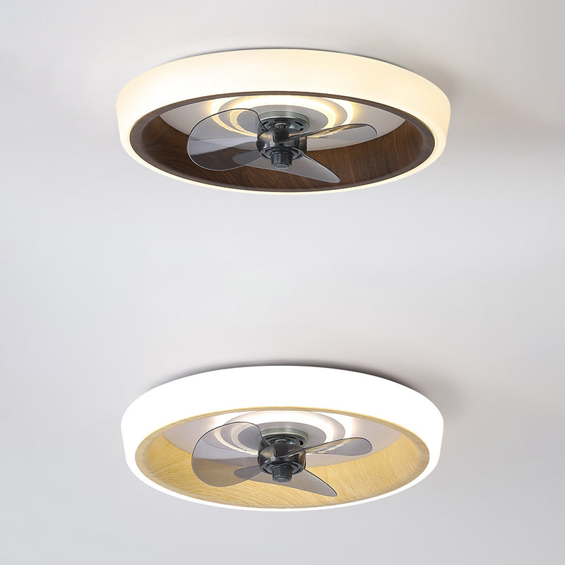Minimalist Grain Aluminum Flush Mount Ceiling