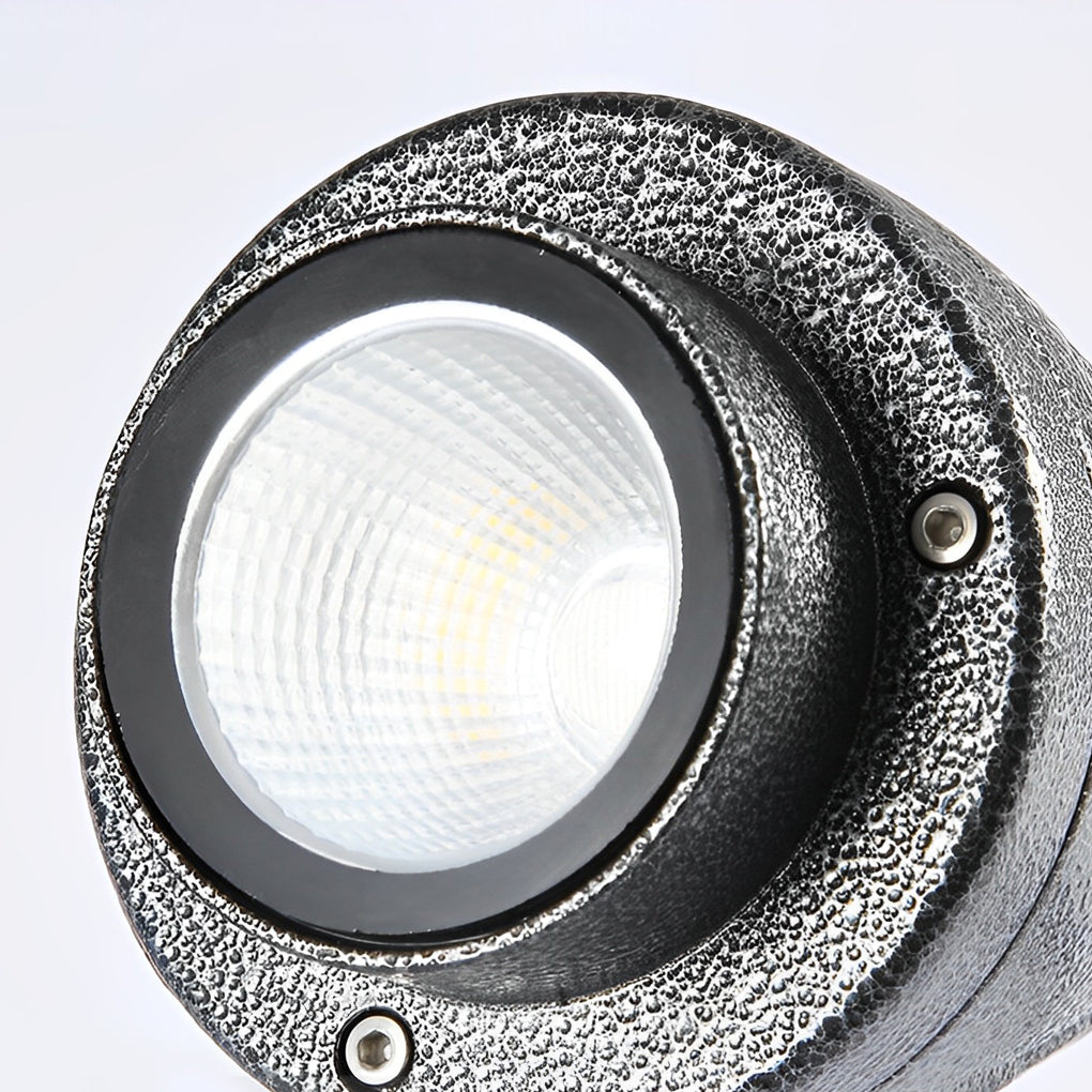 Round Waterproof LED Adjustable Modern Outdoor Spotlights Tree Spot Lights-Lighom