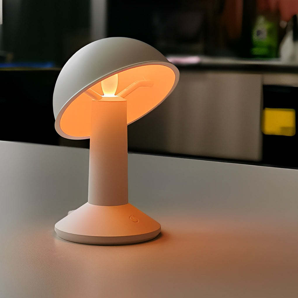 Cordless Touch Control Tiltable Mushroom Table Ambient Lamp-Lighom