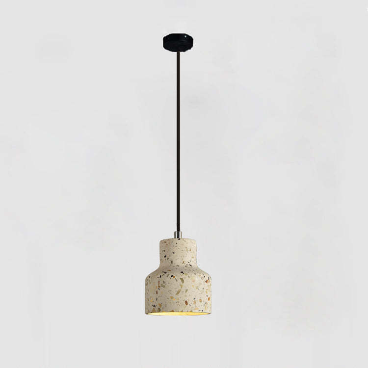 Scandinavian Round Terrazzo Jade Pendant Light