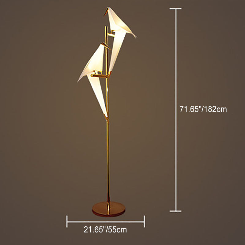 Nordic Iron Bird Floor Lamp — 1 Light / 220V-240V For UK/AU