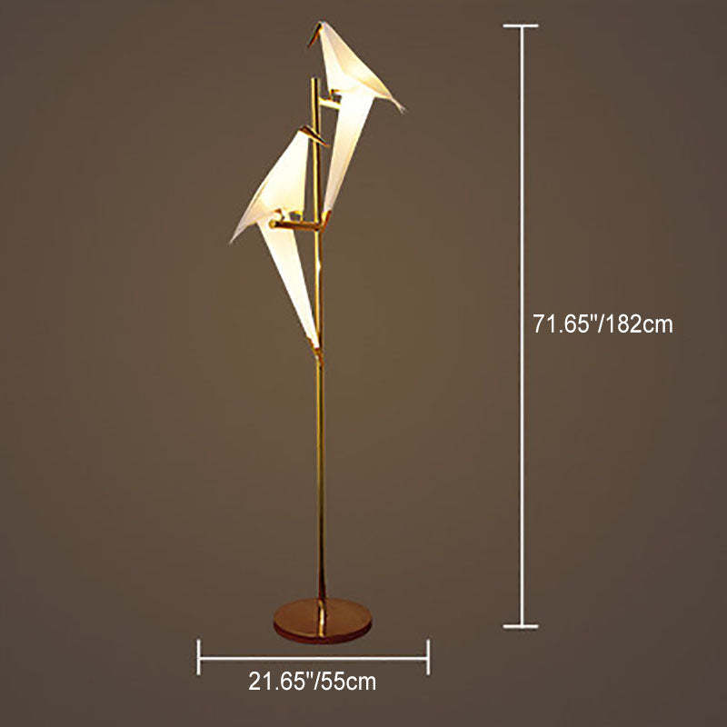 Nordic Iron Bird Floor Lamp — 1 Light / 220V-240V For UK/AU