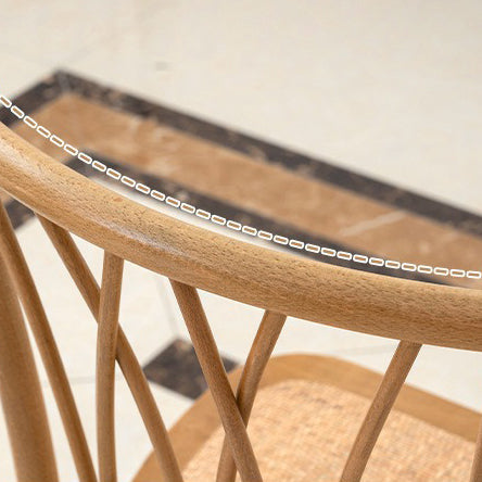 Vintage Crossover Wood Dining Chair