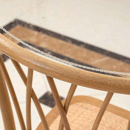 Vintage Crossover Wood Dining Chair