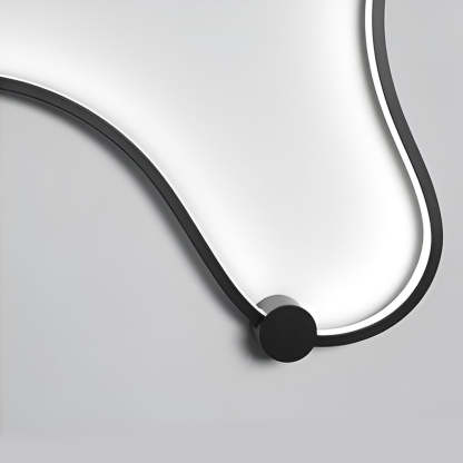 Creative Long Curved Linear LED Modern Wall Sconce Lighting Wall Light Wall Lamp-Lighom