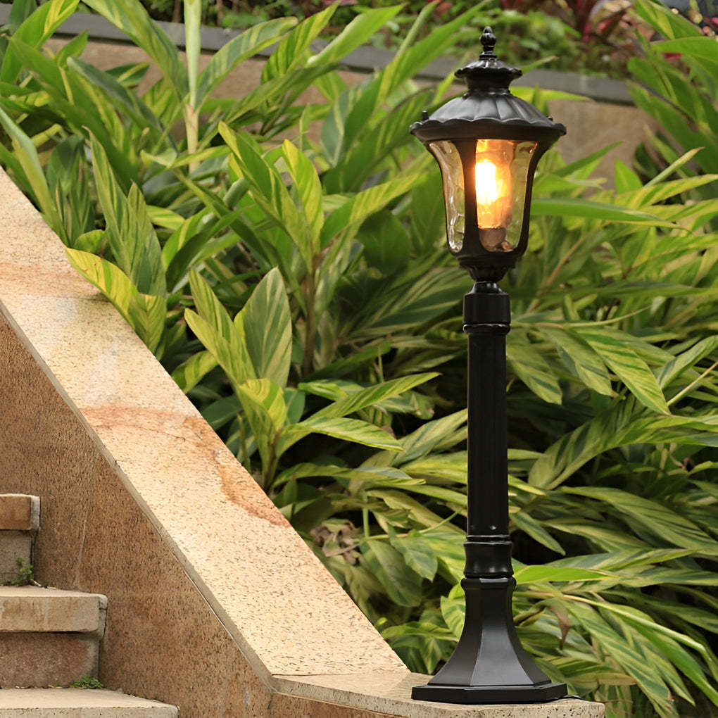 Vintage Classic Waterproof LED Black European-style Outdoor Lawn Lights-Lighom