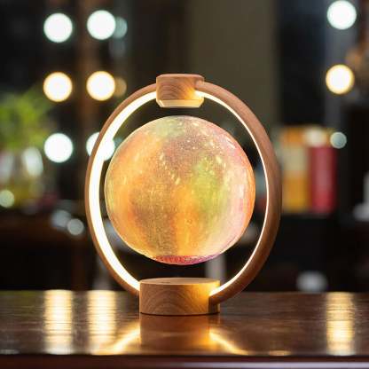 Maglev Moon LED Colorful Night Table Lamp