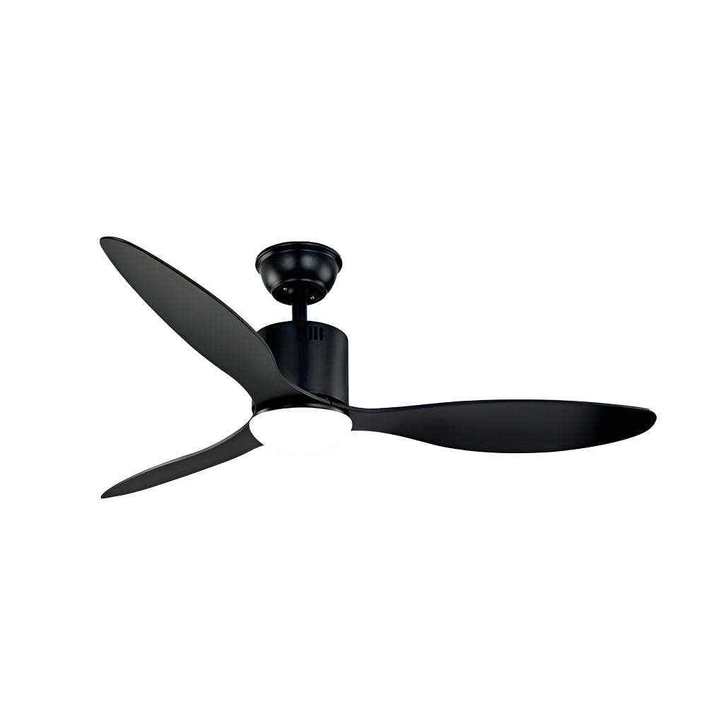 3-Blade Mute Dimmable LED Remote Modern Fan