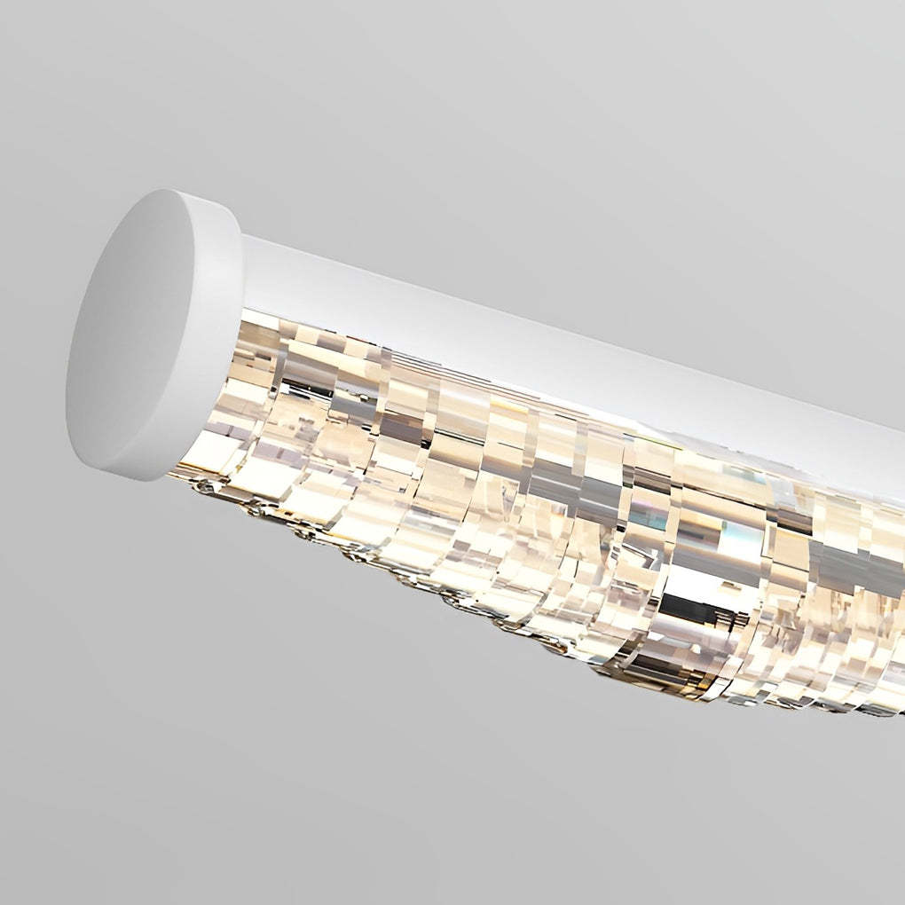Crystal-Like Bathroom Vanity Light with Multi-Faceted Prismatic Acrylic Shade-Lighom