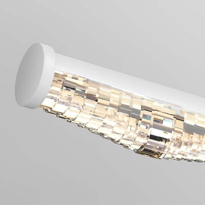 Crystal-Like Bathroom Vanity Light with Multi-Faceted Prismatic Acrylic Shade-Lighom
