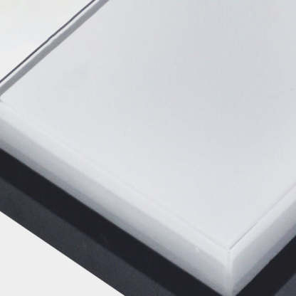 Modern Outdoor Aluminum Induction Flush Light — Non Body Sensor - Warm Light / 110V-120V For US/CA
