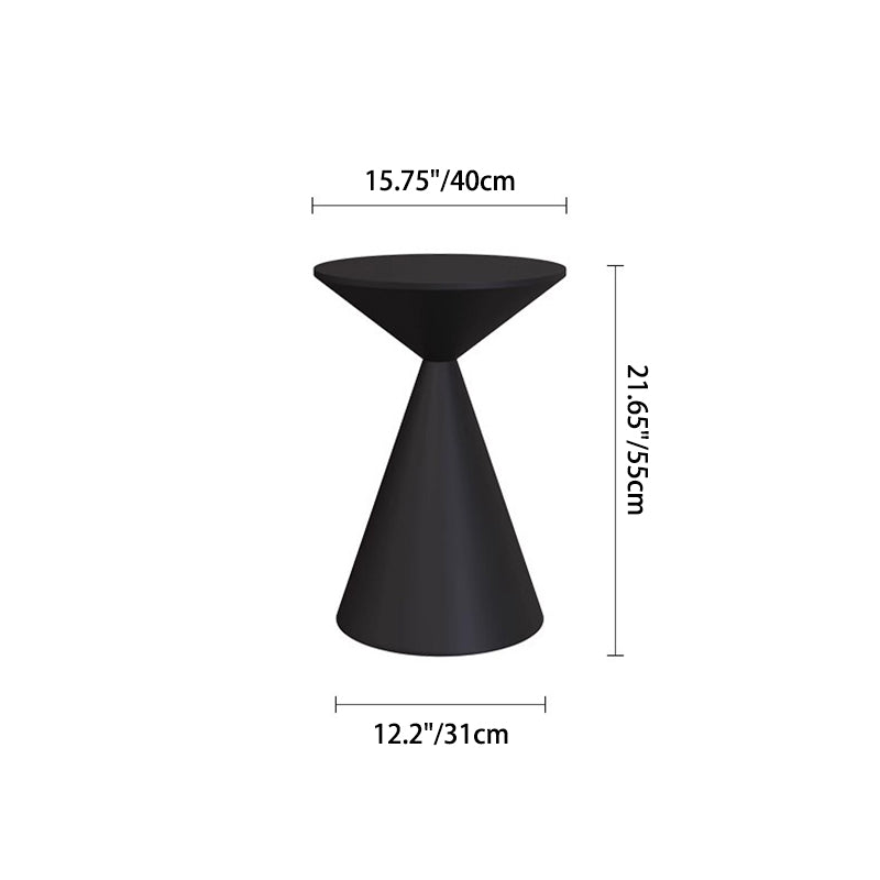 Minimalist Hourglass Iron Coffee Table