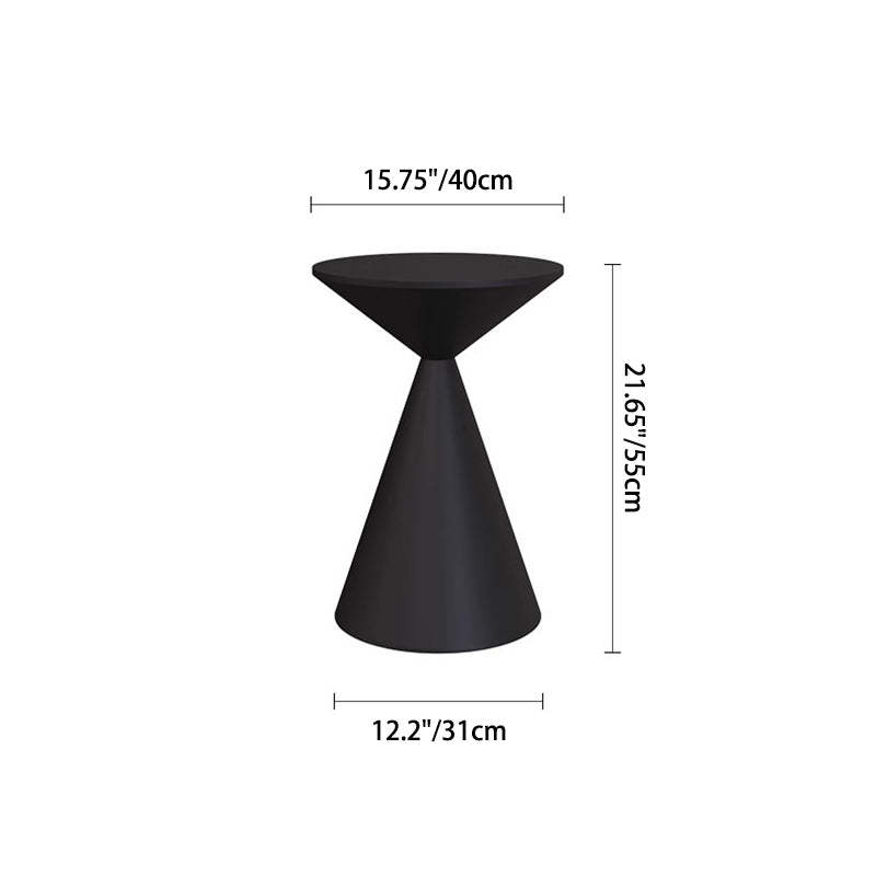 Minimalist Hourglass Iron Coffee Table