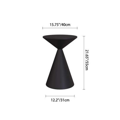 Minimalist Hourglass Iron Coffee Table