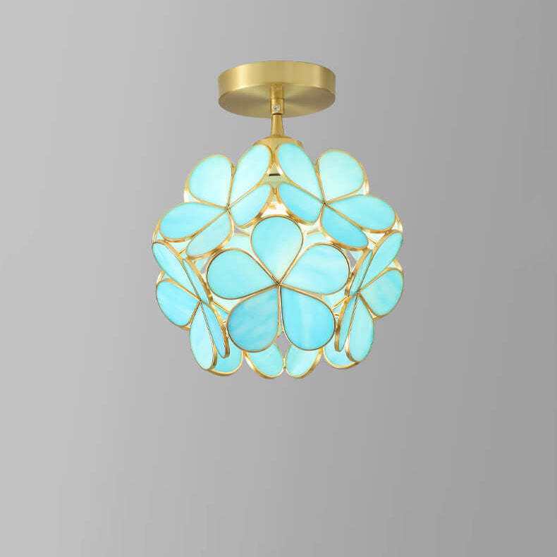 New Japanese Manual Petal Aisle Ceiling Light