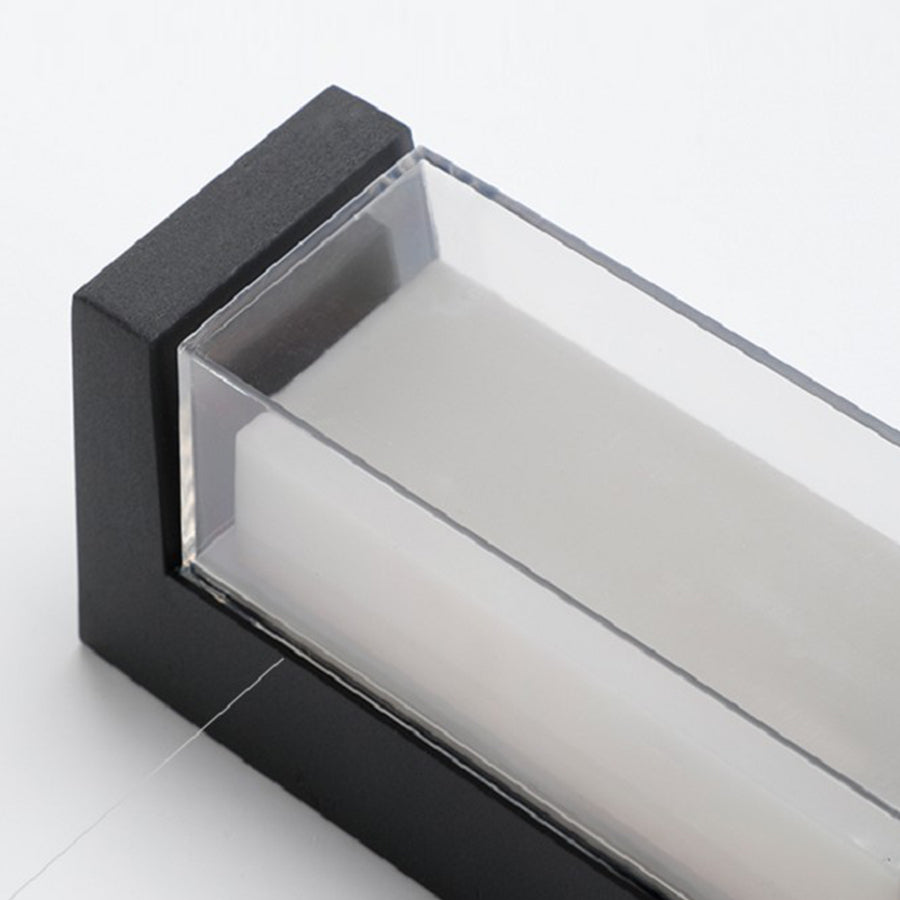 Sleek Dual-Directional Outdoor Wall Light with Modern Arc & Rectangular Designs-Lighom
