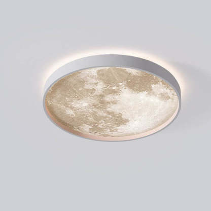 Nordic Moon Round LED Flush Mount Light