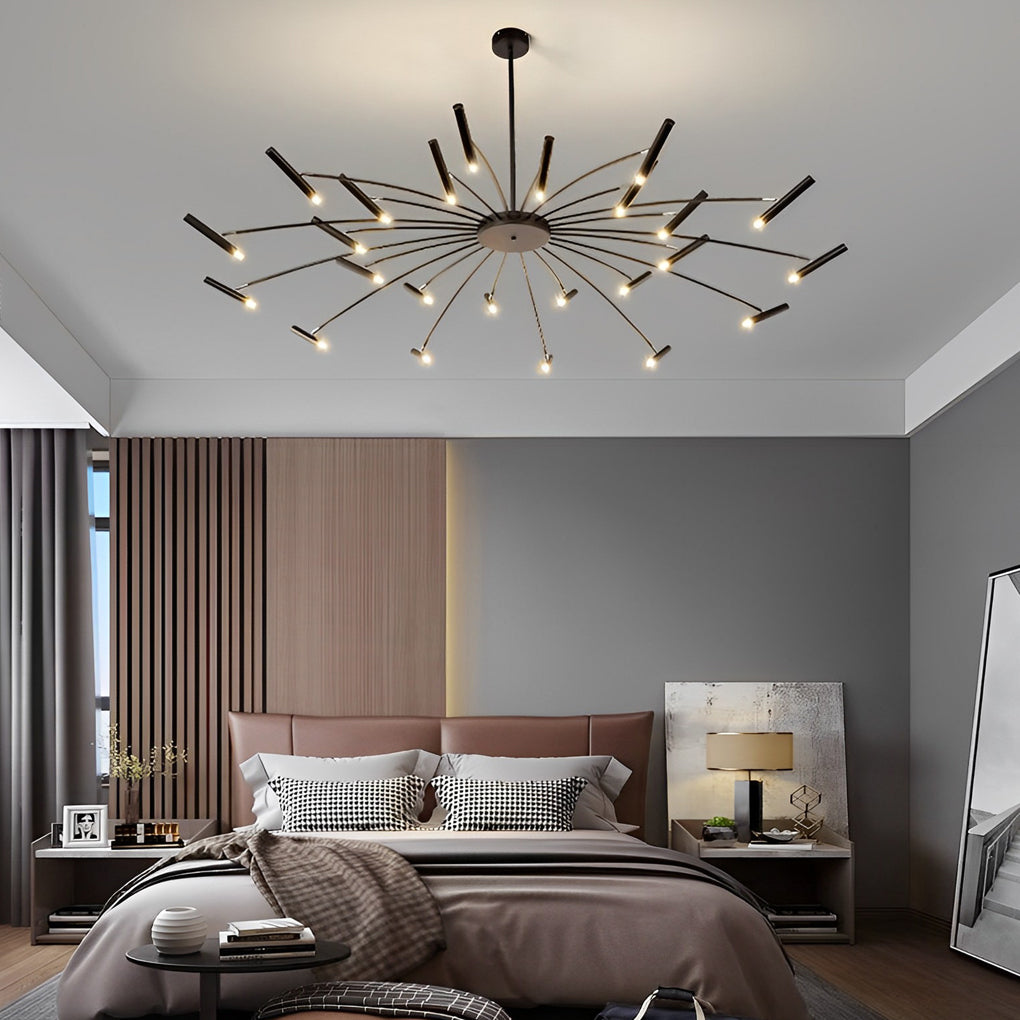 Irregular 3D Stainless Steel Ball Postmodern Pendant