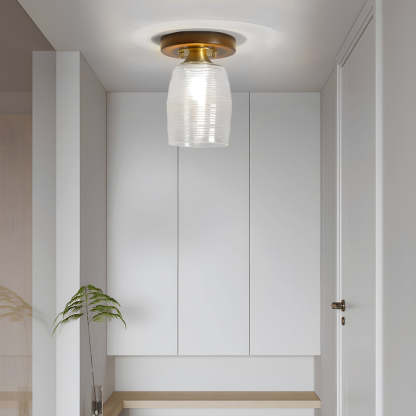 Square Iron Frame American Country Ceiling Light - 01B