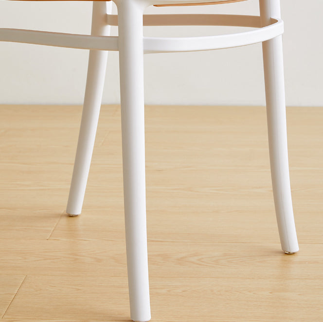 Minimalist Rattan Plastic Dining Chair