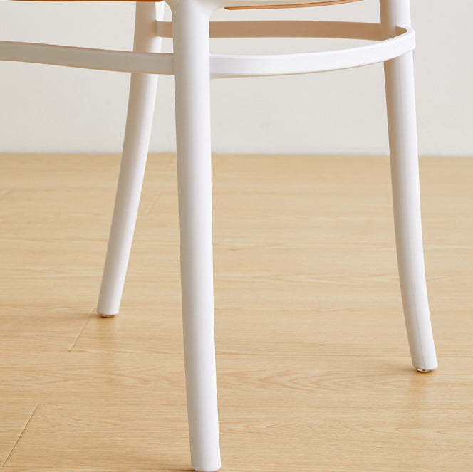 Minimalist Rattan Plastic Dining Chair