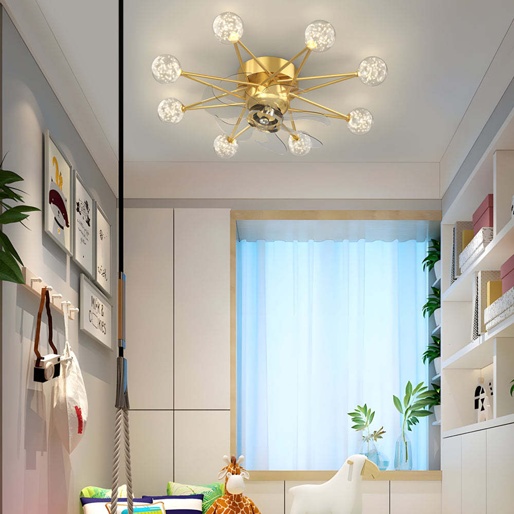 Star Ball 3-Step Modern Fan