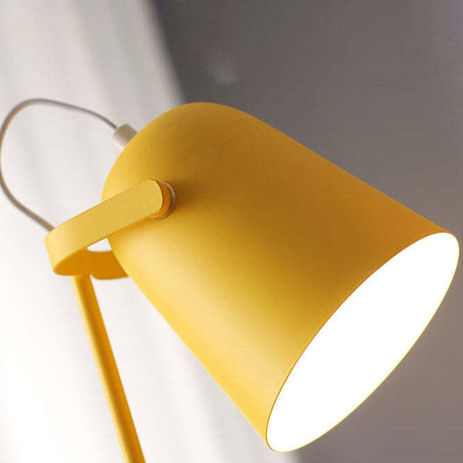 Nordic Macaron Iron Bucket Table Lamp