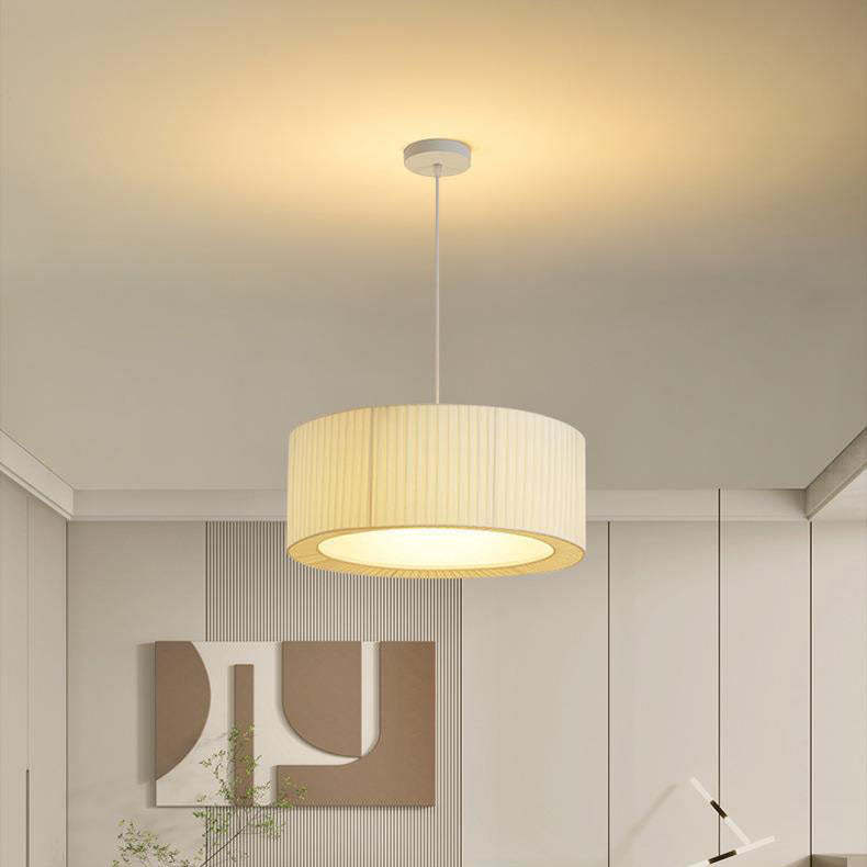 Scandinavian Iron Acrylic Fabric 4/5-Light Pendant