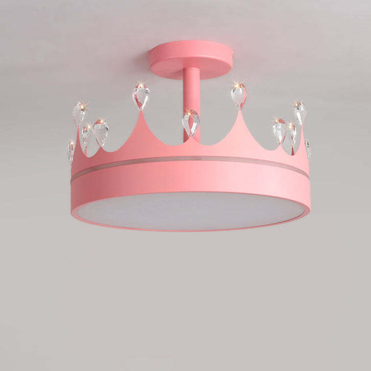 Cartoon Crown LED Kids Ceiling Light