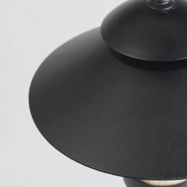 Minimalist Umbrella Aluminum Marble LED Outdoor Light