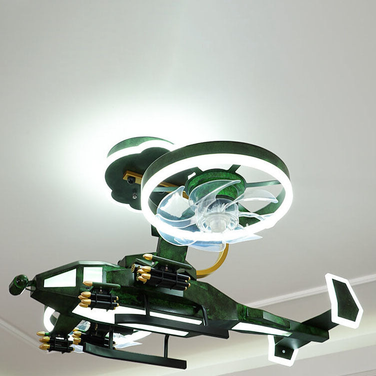 Modern Helicopter Mount Ceiling Fan Light