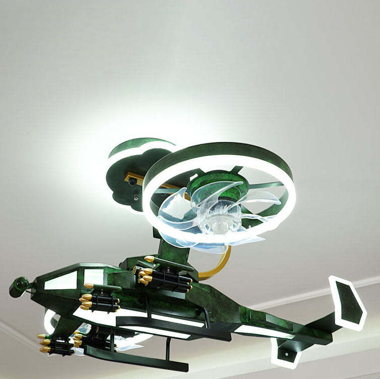 Modern Helicopter Mount Ceiling Fan Light