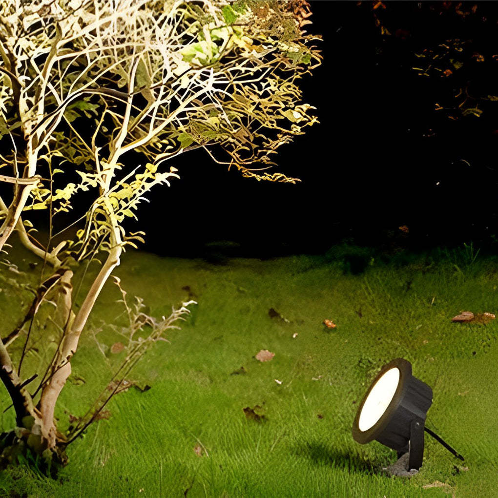Round Waterproof Modern LED Spotlights Outdoor Tree Spot Lights DC24V-Lighom