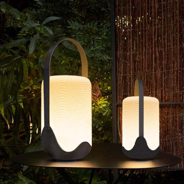 Modern Solar Iron Rechargeable Landscape Light
