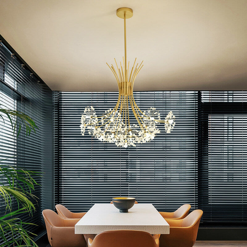 Crystal Dandelion Chandelier