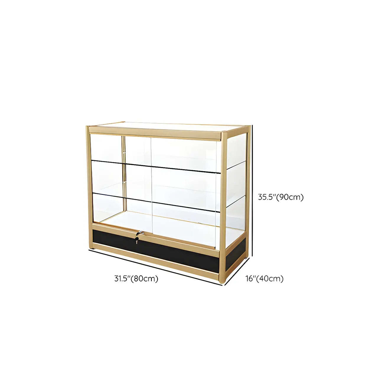 Modern display storage gold wine cabinets