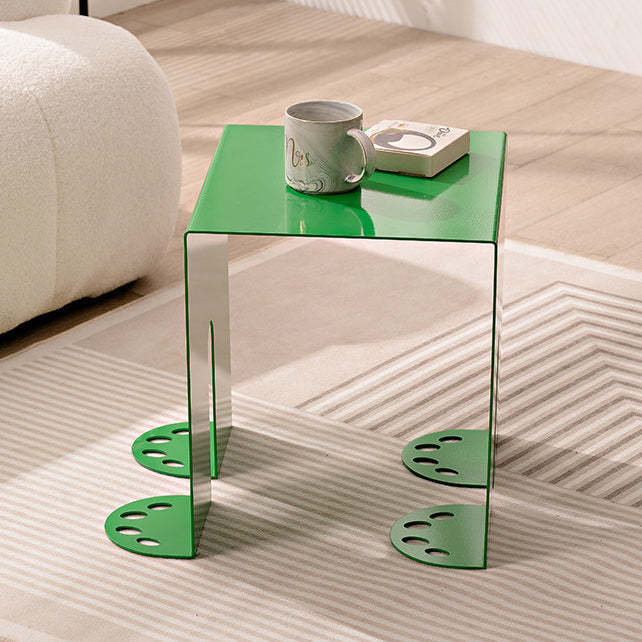 Scandinavian Iron Square End Table